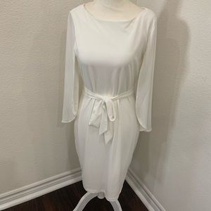 Sophisticated Calvin Klein white dress